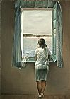 Salvador Dali Figure at a Window I painting